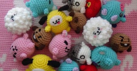 Esses amigurumis kawaii são perfeitos demais