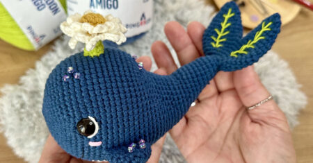 Receita: Flor, a Baleia Amigurumi com o Fio Balloon Amigo