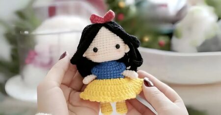 Como Fazer Amigurumi Branca de Neve: Receita Completa com Passo a Passo