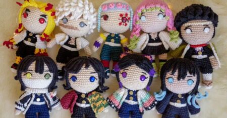 Como Fazer Amigurumi Demon Slayer: Receita Completa Passo a Passo