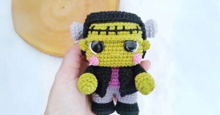 Como Fazer Amigurumi Frankenstein: Receita Completa e Detalhada Passo a Passo