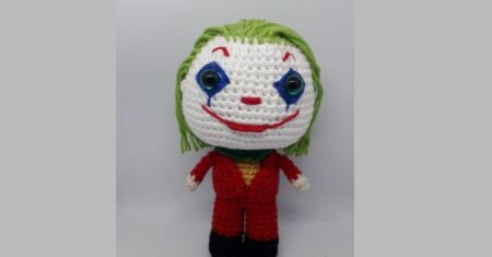 Como Fazer Amigurumi do Coringa (DC): Receita Completa Passo a Passo