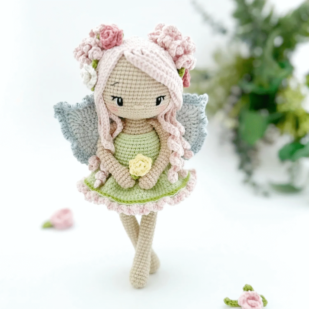 Como fazer amigurumi fada
