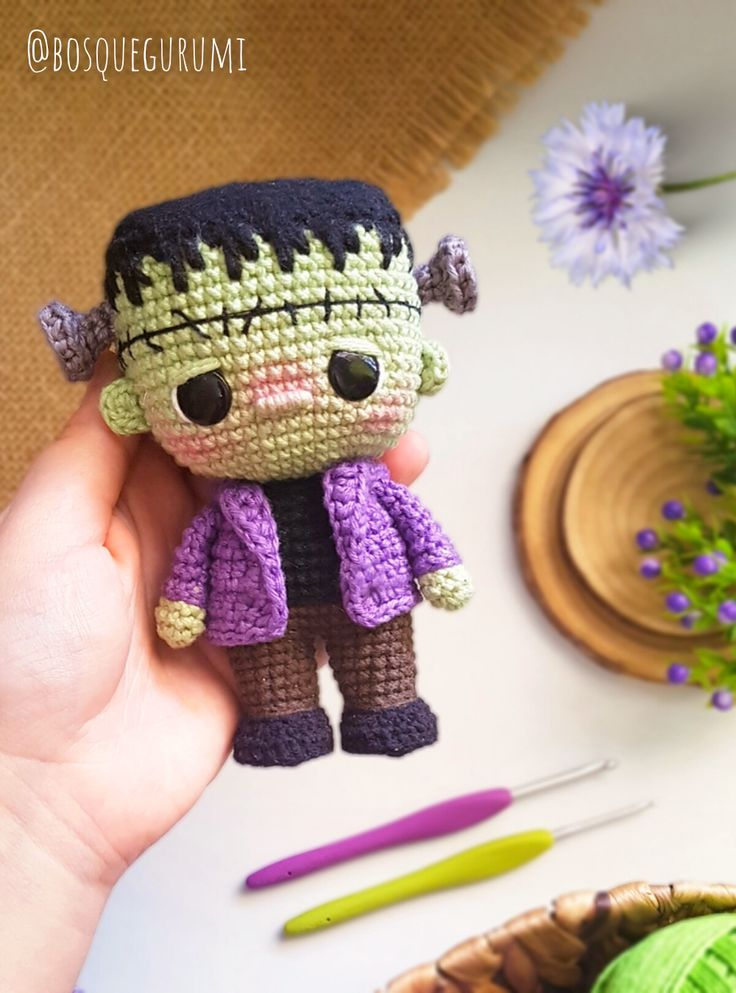 Como Fazer Amigurumi Frankenstein