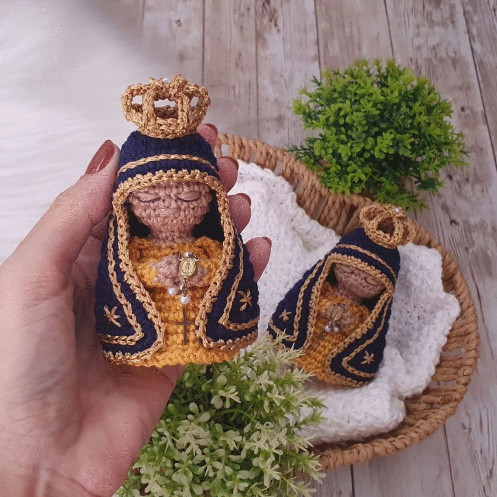 Como Fazer Amigurumi de Nossa Senhora Aparecida