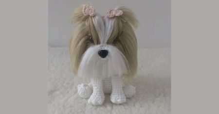 Receita Completa: Como Fazer Amigurumi Cachorro Shih Tzu Passo a Passo