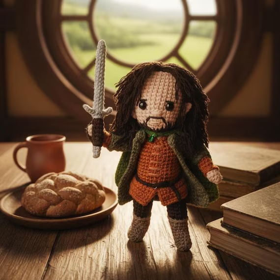 Receita Completa de Amigurumi Guerreiro Kawaii